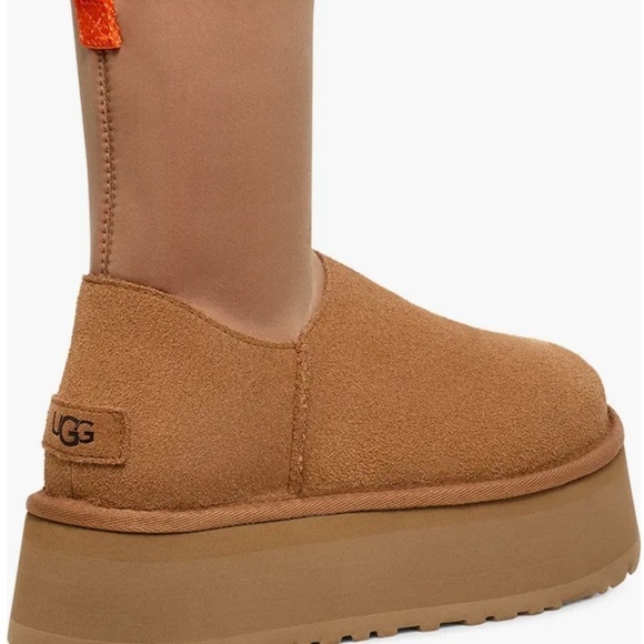 NEW Ugg Classic Dipper Platform Boot chestnut size 10 - Picture 5 of 7